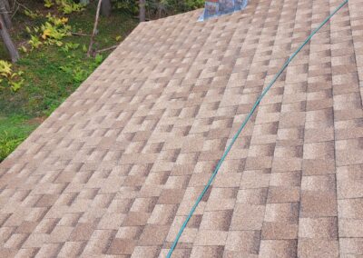 brand new roof after repair and installation by Home Evolution Roofing